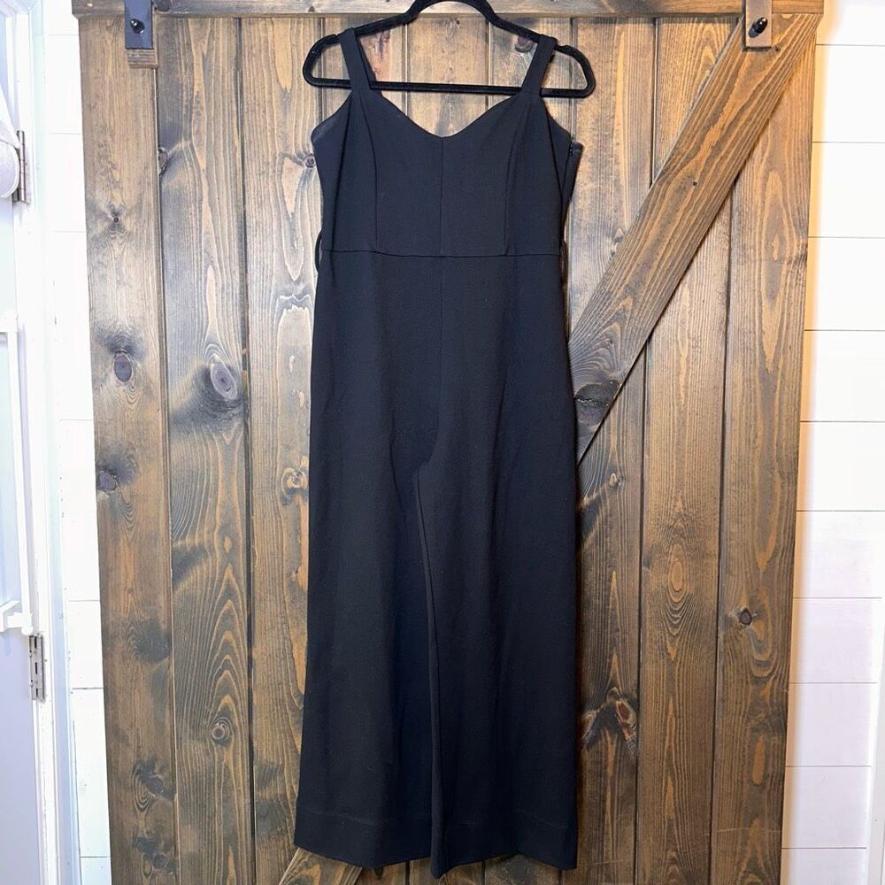Staud Umbria Ponte One Piece Cropped Jumpsuit - Picture 2 of 6